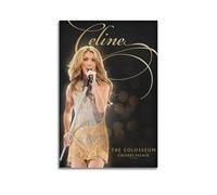 CHDYRNGU Poster de Celine Dion chanteur décoratif sur toile - Poster mural et photo d'art moderne pour chambre à coucher - 30 x 45 cm