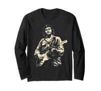 Che Guevara Guitare Ernesto Kuba Cool Retro Vintage Manche Longue