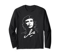 Che Guevara Rebelle Portrait Révolution Leader Art Cuba Manche Longue