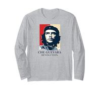 Che Guevara Rebelle Portrait Révolution Leader Art Cuba Manche Longue