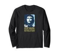 Che Guevara Rebelle Portrait Révolution Leader Art Cuba Manche Longue