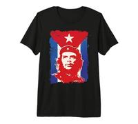 Che Guevara Shirt Drapeau Cuba Révolution Cubaine Rebelle T-Shirt Haut de Gamme