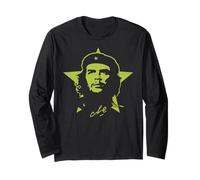Che Guevara Shirt Étoile Rebelle Cuba Shirt Vert Cubain Manche Longue