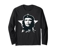 Che Guevara Shirt Étoile Révolution Cuba Rebelle Manche Longue