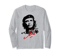 Che Guevara Shirt Rebel Signature Guerrilla Icon Revolution Manche Longue