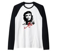 Che Guevara Shirt Rebel Signature Guerrilla Icon Revolution Manche Raglan