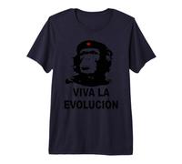 Che Guevara Singe Revolution Viva la Evolucion Evolution T-Shirt Haut de Gamme