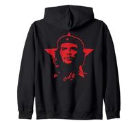 Che Guevara Star Revolution Rebel Cuba Patriotic Red Sweat à Capuche