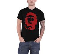 Che Guevara - Che Guevara T Shirt Rouge on Noir Portrait Cuban Revolution Nouveau Officiel Size XXL