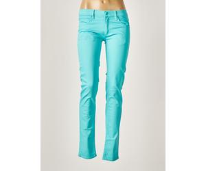 cheap monday pantalons femme de couleur bleu W25 L34