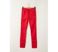 cheap monday pantalons femme de couleur rouge