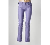 cheap monday pantalons femme de couleur violet
