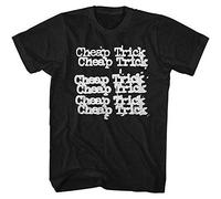 Cheap Trick Repeat Logo Classic Rock Band Concert Tour Adult T-Shirt Mens T Shirt 100% Cotton t Shirt Size XXL