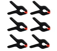 Cheaplights 6 x 4.5" Noir 6pièce(s) range-câbles et serre-câbles - ranges-câbles et serres-câbles (Noir, Orange)