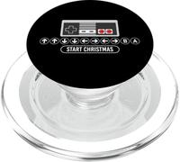Cheat Code Start Christmas - Jeux vidéo pour Joueurs de Jeux vidéo Noël PopSockets PopGrip pour MagSafe