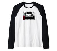 Cheat Codes Humour Pilote Avion Transpondeur Manche Raglan