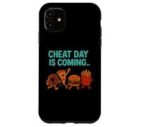 Cheat Day is Coming - Frites à Pizza drôles de malbouffe Coque pour iPhone 11