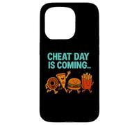 Cheat Day is Coming - Frites à Pizza drôles de malbouffe Coque pour iPhone 15 Pro