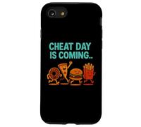 Cheat Day is Coming - Frites à Pizza drôles de malbouffe Coque pour iPhone SE (2020) / 7/8