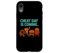 Cheat Day is Coming - Frites à Pizza drôles de malbouffe Coque pour iPhone XR