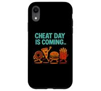 Cheat Day is Coming - Frites à Pizza drôles de malbouffe Coque pour iPhone XR