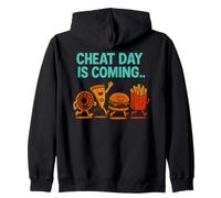 Cheat Day is Coming - Frites à Pizza drôles de malbouffe Sweat à Capuche