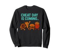 Cheat Day is Coming - Frites à Pizza drôles de malbouffe Sweatshirt