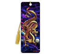 Cheatwell BK23GD 3D Bookmark Golden Dragon, 58 x 153mm