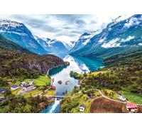 Cheatwell Games-Les Plus Petits Fjords du Monde, Jigsaw, Puzzle de 1000 pièces
