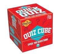 Cheatwell Games Quiz Cube Quick Quiz | Jeu de questionnaires avec 744 Questions de Connaissances générales, Rouge