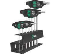 CHECARZHN--NO1-05023453001 454/7 Hf Set 2 Jeu De Tournevis Hex-Plus À Manche En T Et Fonction De Retenue, 7 Pièces Noir