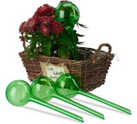 CHECARZHN--NO1-10023226_53 Lot De 4 Boules D'Arro Double Semainier En Plastique Vert, Pvc, 8 Cm