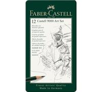 Checarzhn--No1-119065 Set Art De 12 Crayons Graphite Castell 9000 Noir