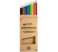 Checarzhn--No1-12 Crayons De Couleur En Papier Recyclé - Crayons De Couleur Respectueux De L'environnement - 12 Crayons En Papier Recyclé - Eco Color Pencils