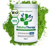 Checarzhn--No1-130+ Thé En Poudre De Matcha 100% Bio 60g Au Moins 130 Mg/G Testés Teneur En Catéchine Egcg Prend Charge Système Immunitaire Qualité Cérémonielle Thé Vert Du Japon