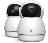 CHECARZHN--NO1-2 Pièces Dome Guard 2K, Caméra De Surveillance Intérieure Wifi, Full Hd Avec Nouvelle Puce Pour Détection De Personnes Et De Sons, Suivi De Mouvement, Vision Nocturne