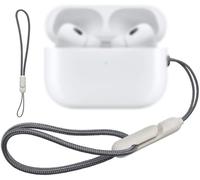 CHECARZHN--NO1-2Pcs Lanières, Dragonnes Anti-Chute Et Anti-Perte, Lanière Réglable Avec Lanière À Clip Pour Casque, Iphone, Appareil Photo, Clés, Porte-Clés Et Autres Articles Portables (Gris)