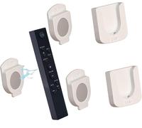 CHECARZHN--NO1-2Pcs Support Magnétique Pour Télécommande, Support Telecommande Mural, Support Magnétique Pour Télécommande, Organisateur Mural Multifonctionnel Pour La Pr De Charge De La Télécommande
