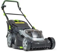 CHECARZHN--NO1-2X18V (36V) Tondeuse À Gazon Lithium-Ion 44 Cm De Largeur De Coupe Iq18Wm44, Powered By Briggs & Stratton, Jusqu'À 640 M2, Comprenant 2 Batteries 5 Ah Et Un Double Chargeur, Garantie 5