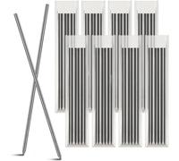 Checarzhn--No1-48 Pcs Recharges De Crayons De Charpentier,Mines Crayon Chantier,Remplacer Hb Mine De Crayon Pour Architecte, Dessin, Construction,Mines De Crayons Noir 14 X 3 X 0.7cm