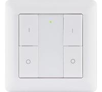 CHECARZHN--NO1-50134 Smart Home Zigbee Commutateur Mural On/Off/Gradable Blanc Commande Plastique, Matière
