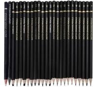 Checarzhn--No1-7b6b, 5b, 4b, 3b, 2b, Hb, H, 2h, 3h, 4h, 5h, 6h Pour Les Artistes Professionnels Débutants, 24pcs Crayon Graphite Painting Tools, Ensemble De À Dessindessin Crayon À Croquis 8b