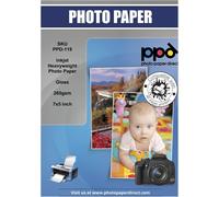 CHECARZHN--NO1-7X5¿ X 100 Papiers Photo Premium Brillant 260G Jet D' Encre, Format Environ 13X18Cm, Séchage Rapide, Qualité Professionnelle -119-100