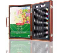 Checarzhn--No1-Academy - Coffret Cadeau Spécial Dessin & Coloriage, Avec Crayons De Couleurs Neon/Metallic/Pastel & Accessoires, Coffret En Bois, Qualité Professionnelle, 2305950
