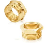 CHECARZHN--NO1-Adaptateur Réducteur En Laiton 3/4 Vers 1/2"" (Ag Ø 26 Mm X Ig Ø 19,5 Mm), Adaptateur Compatible Gardena 3/4"" Vers 1/2"", Réduction Ag/Ig, Pour Conduites D'Eau, Filetage Extérieur A