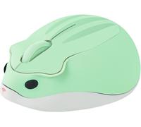 CHECARZHN--NO1-Adorable Souris Sans Fil En Forme De Hamster Portable De Voyage 1200 Dpi Nouveauté Optique Unique Petite Souris Silencieuse Sans Fil Pour Ordinateur Portable Pc Pour Enfants Cadeau (Ver