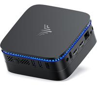 CHECARZHN--NO1-Ak1 Plus Mini Pc ¿ntel Alder Lake-N N100 (Jusqu'À 3.4Ghz) 12Go Lpddr5 4800Mhz/256Go M.2 Ssd,Ordinateur De Bureau,Tour Pc 4K@60Hz Hd Dual Display,Tdp 15W,Wifi 2.4G/5G, Rj45,Bt4.2,Vesa