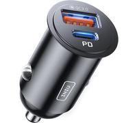 Checarzhn--No1-Allume Cigare Usb C, 2 Ports 60w Charge Rapide Chargeur Voiture With Usb C Et A, Pr Allume Cigare 12v Pour Iphone 16 15 14 13 12 11 Pro Mini Plus Samsung S38 Huawei Ipad Airpods Switch
