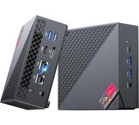 CHECARZHN--NO1-Am06 Pro Mini Pc ¿md Ryzen 7 5700U(8C/16T, Jusqu'À 4,3 Ghz), 16Go Ddr4 512Go M.2 Ssd Mini Ordinateur De Bureau Wifi 6, Double Lan, 4K Uhd Triple Écran Mini Tour Pc Avec Vesa Pour École