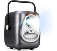 CHECARZHN--NO1-Aopen Qf23S Powered By Projecteur Led Lcd, 1080P Full Hd (1920 X 1080 Pixels), 6500 Led Lumens, Contraste 1000 1, Keystone, 2 Haut-Parleurs De 3 W, Hdmi (Hdcp), Wi-Fi, Argent, Portable